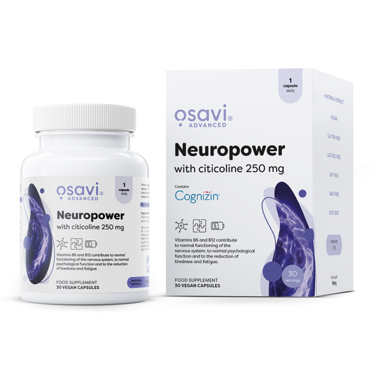 Neuropower with Citicoline, 250mg - 30 vegan caps