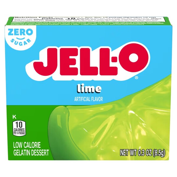 Gelatin Dessert Sugar Free, Lime - 8.5 grams