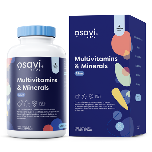 Multivitamins & Minerals Man - 180 vegan caps