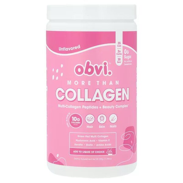 More Than Collagen Multi-Collagen Peptides + Beauty Complex, Unflavored - 339 grams