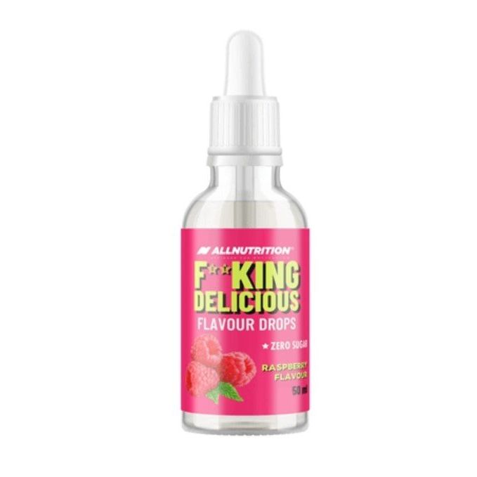 Fitking Delicious Flavour Drops, Raspberry - 50 ml.