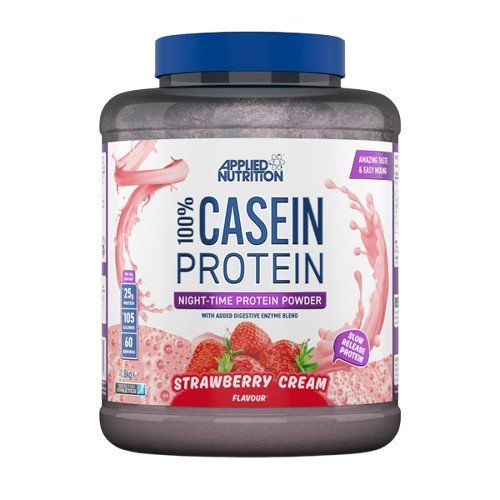 100% Casein Protein, Strawberry Cream (EAN 5056555208014) - 1800 grams