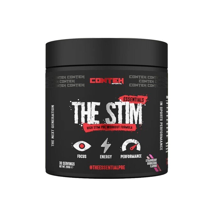 The Stim Pre-Workout, Strawberry Bubblegum - 255 grams