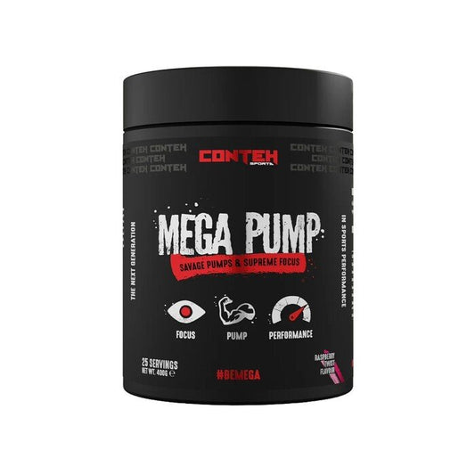 Mega Pump, Raspberry Twist - 400 grams