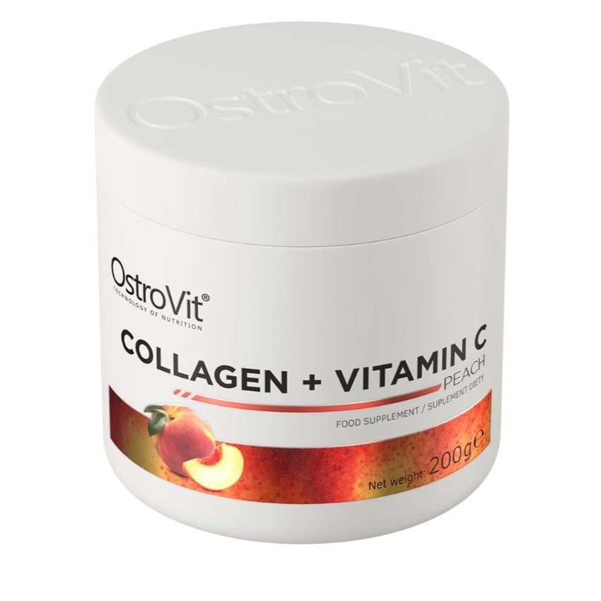 Collagen + Vitamin C, Peach - 200 grams