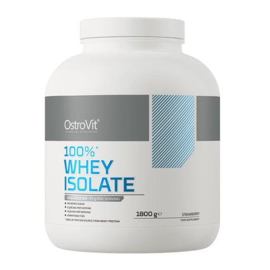 100% Whey Isolate, Strawberry - 1800 grams