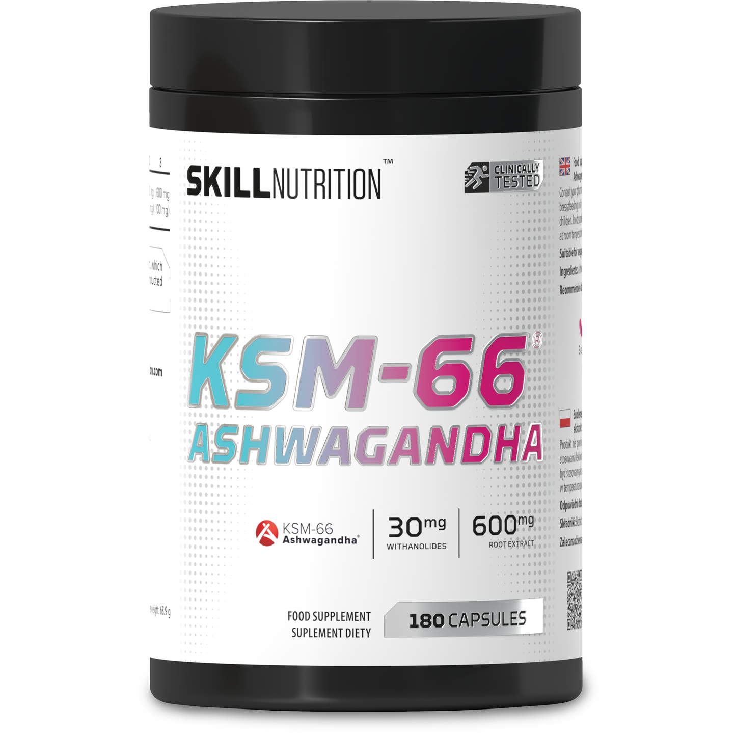 KSM-66 Ashwagandha - 180 vegan caps