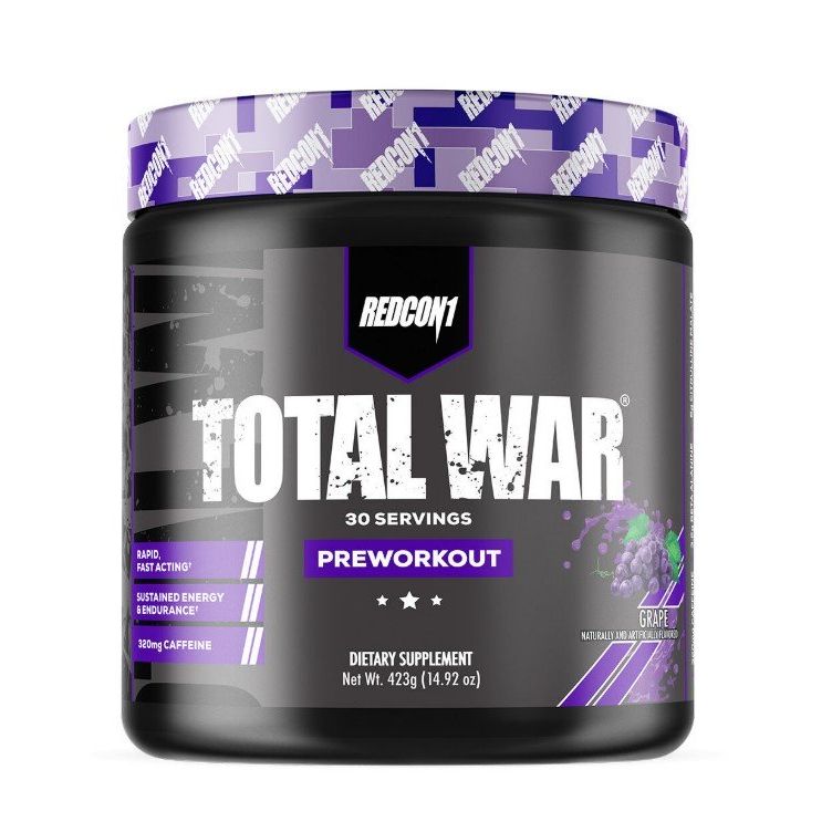 Total War - Preworkout, Grape - 423 grams