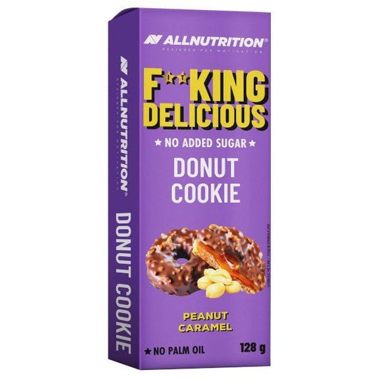 Fitking Delicious Donut Cookie, Peanut Caramel - 128 grams
