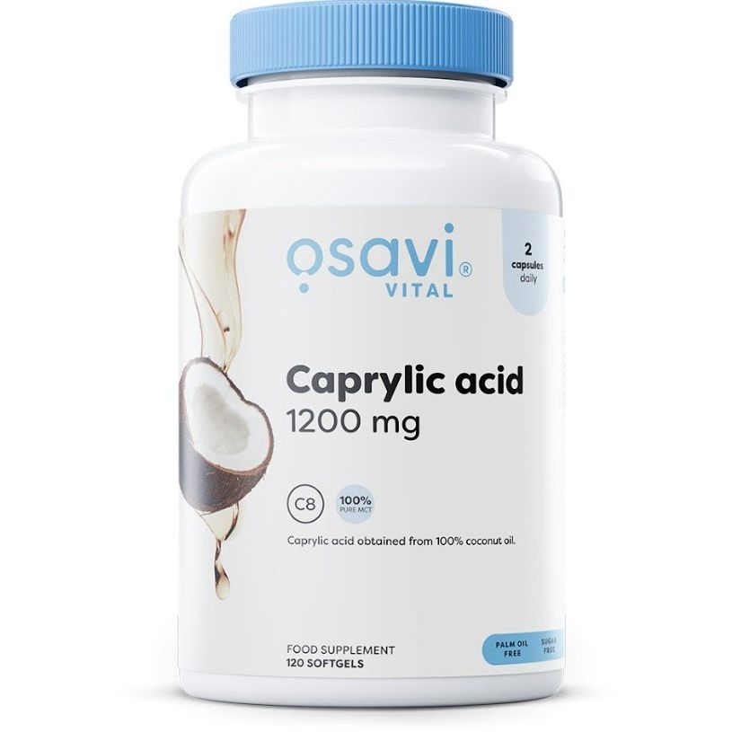 Caprylic Acid, 1200mg - 120 softgels