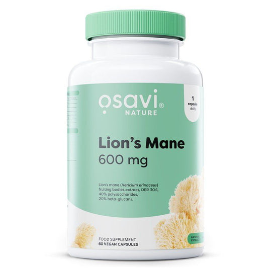 Lion's Mane, 600mg - 60 vegan caps