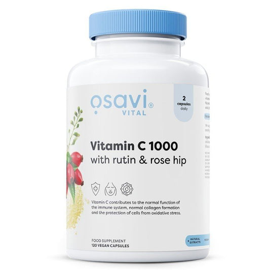 Vitamin C1000 with Rutin & Rose Hip - 120 vegan caps