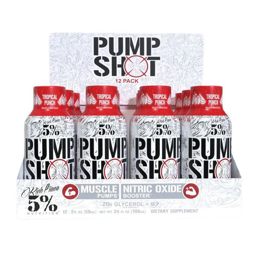 Pump Shot, Tropical Punch - 12 x 59 ml.