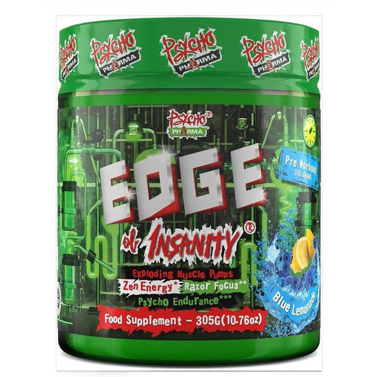 Psycho Pharma Edge of Insanity, Blue Lemonade - 305 grams