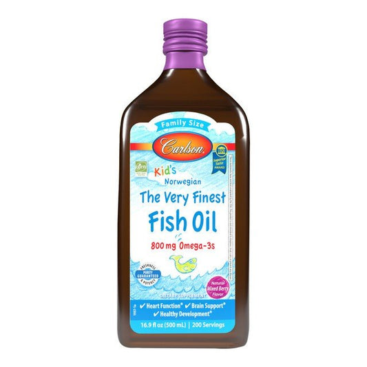 Kid's The Very Finest Fish Oil, 800mg Mixed Berry - 500 ml.