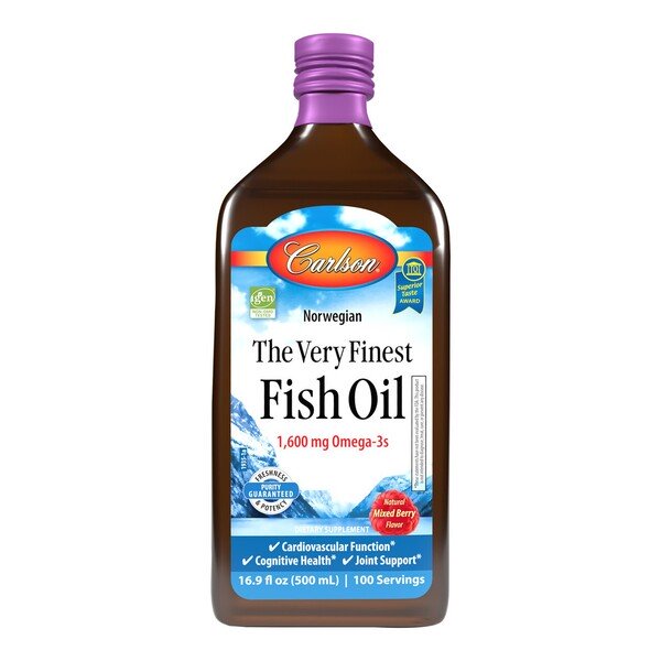 The Very Finest Fish Oil, Mixed Berry - 500 ml.