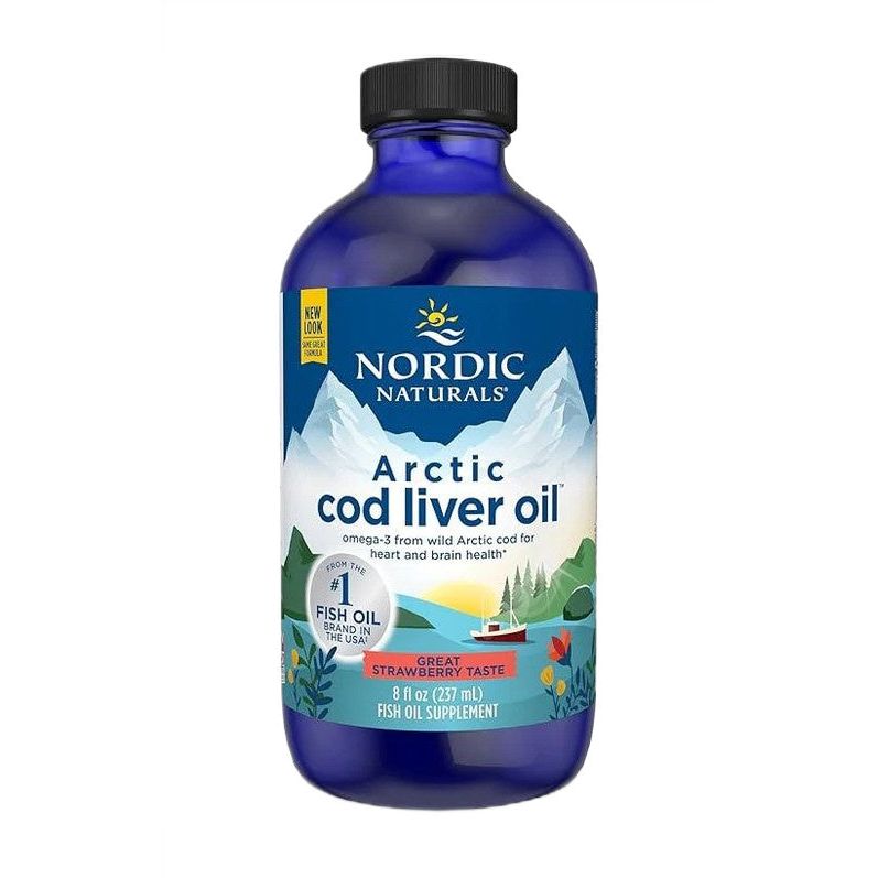 Arctic Cod Liver Oil, 1060mg Strawberry - 237 ml.