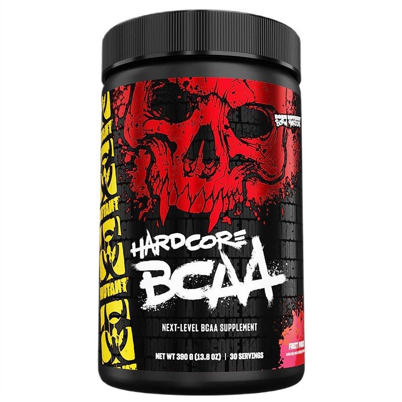 Hardcore BCAA, Fruit Punch - 390 grams