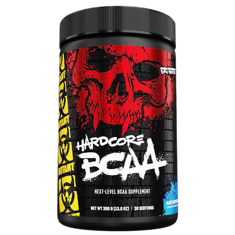 Hardcore BCAA, Blue Raspberry - 390 grams