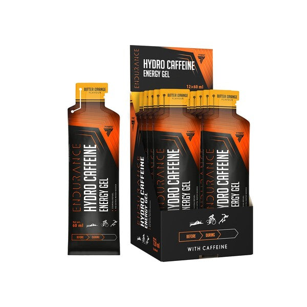 Endurance Hydro Caffeine Energy Gel, Bitter Orange - 12 x 60 ml.