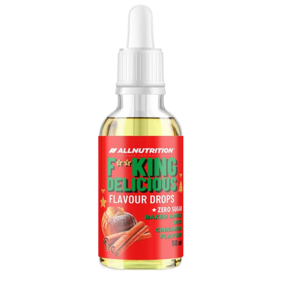 Fitking Delicious Flavour Drops, Baked Apple with Cinnamon - 50 ml.