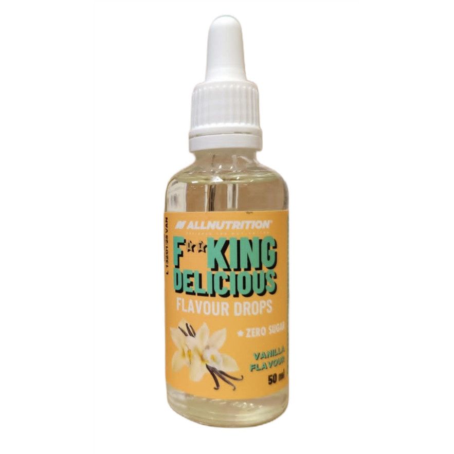 Fitking Delicious Flavour Drops, Vanilla - 50 ml.