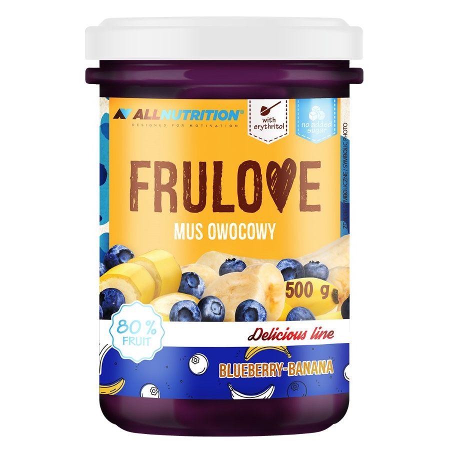 Frulove Mousse, Blueberry-Banana - 500 grams