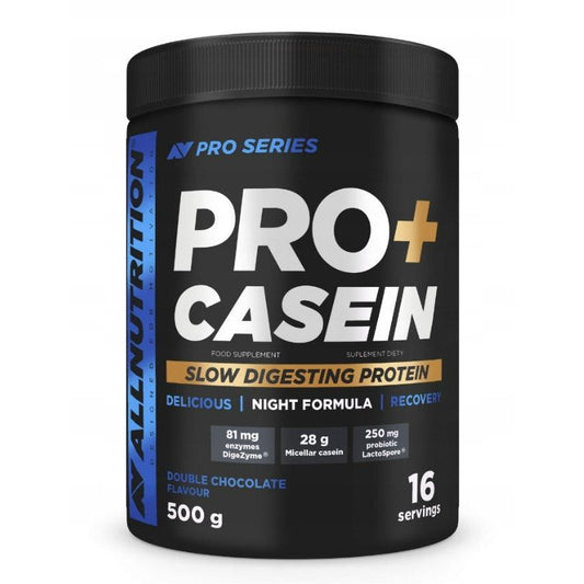 Pro+ Casein, Double Chocolate - 500 grams