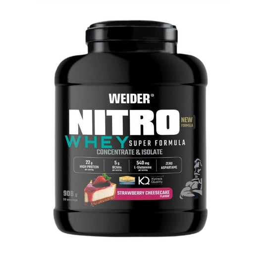 Nitro Whey Super Formula, Strawberry Cheesecake - 908 grams