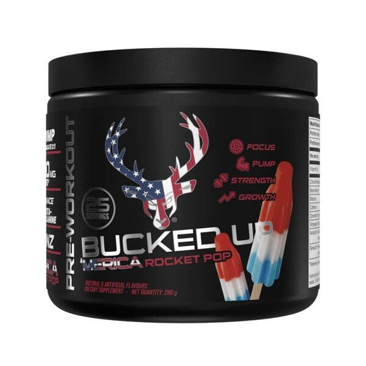 Bucked Up Pre-Workout, Rocket Pop - 280 grams