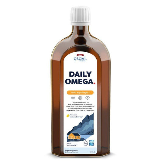 Daily Omega, 1600mg Omega 3 (Natural Lemon) - 500 ml.