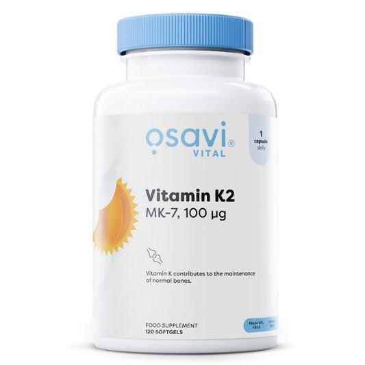 Vitamin K2 MK-7, 100mcg - 120 softgels
