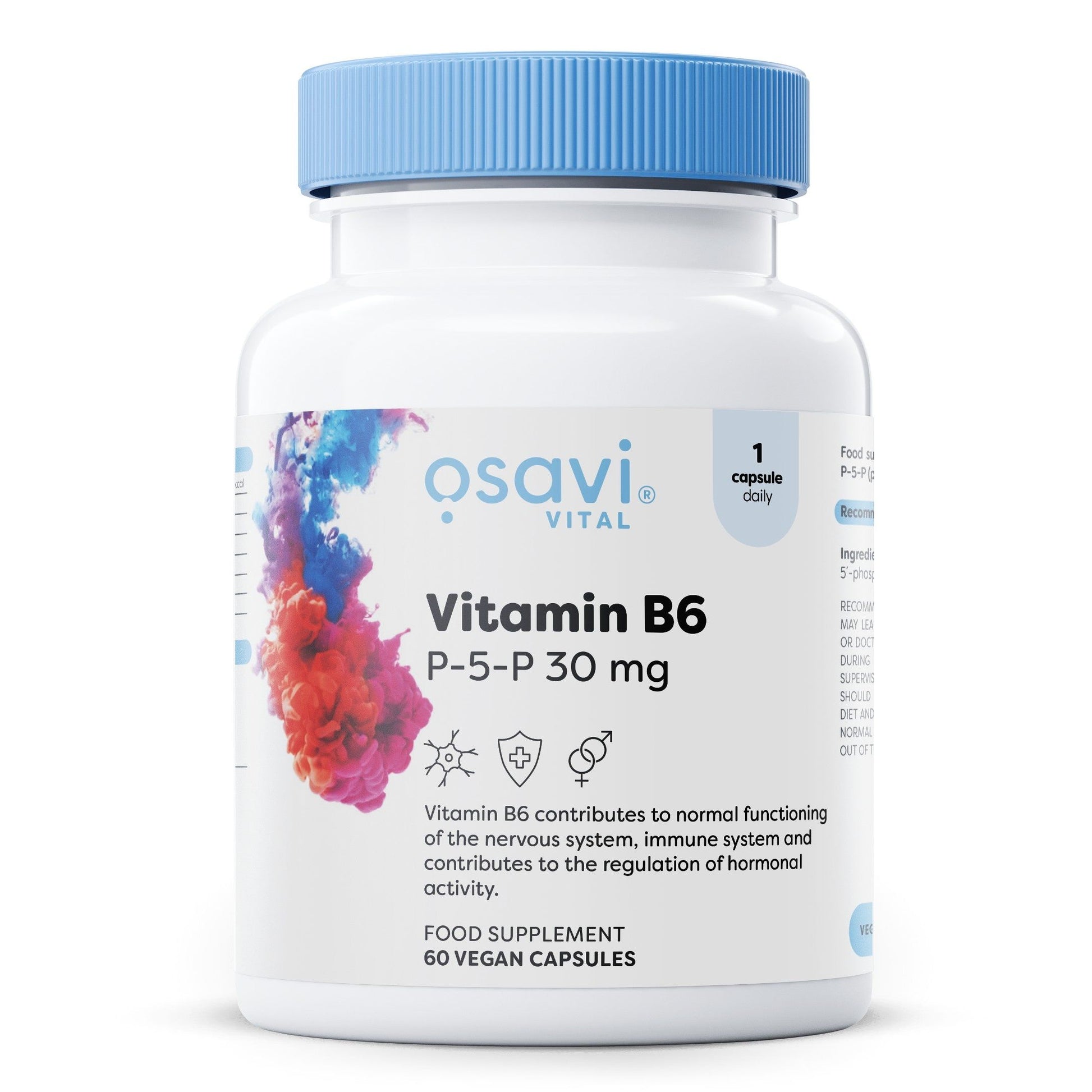 Vitamin B6 - P-5-P, 30mg - 60 vegan caps