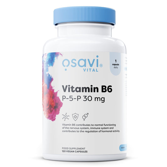Vitamin B6 - P-5-P, 30mg - 120 vegan caps