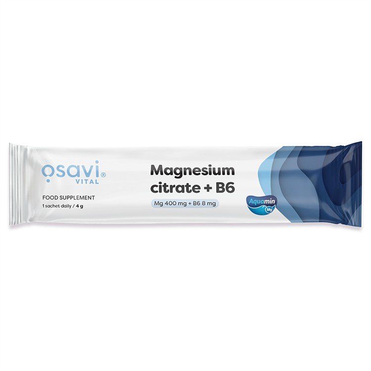 Magnesium Citrate + B6 - 4 grams (1 serving)