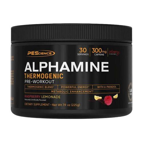 Alphamine, Raspberry Lemonade - 225 grams