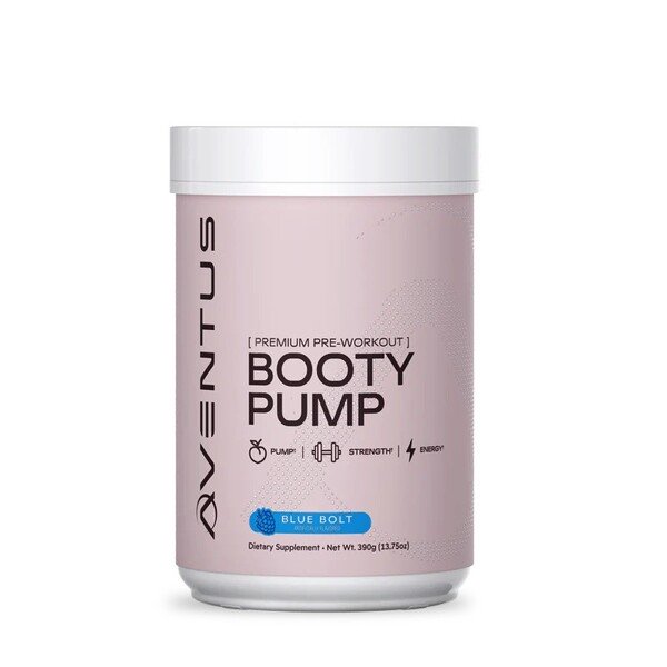 Booty Pump - Premium Pre-Workout, Blue Bolt - 390 grams