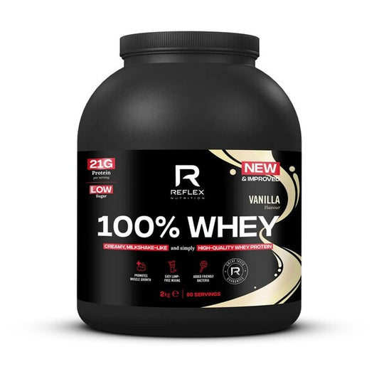 100% Whey, Vanilla - 2000 grams