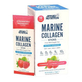Marine Collagen Sticks, Strawberry Raspberry - 10 x 12g