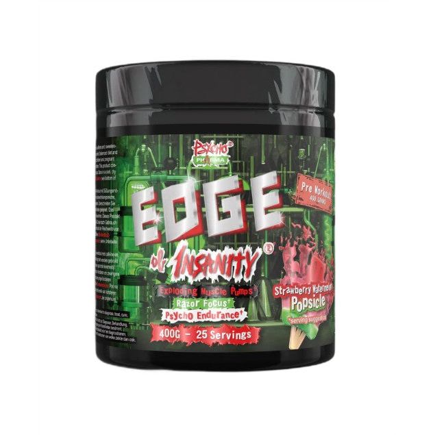 Psycho Pharma Edge of Insanity, Strawberry Watermelon Popsicle- 400g