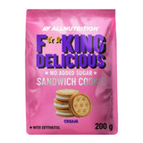 Fitking Delicious Sandwich Cookie, Cream - 200 grams