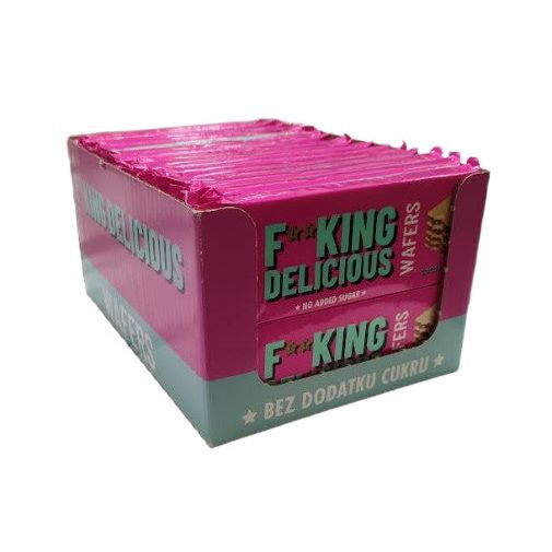 Fitking Delicious Wafers, Cocoa - 32 x 80g
