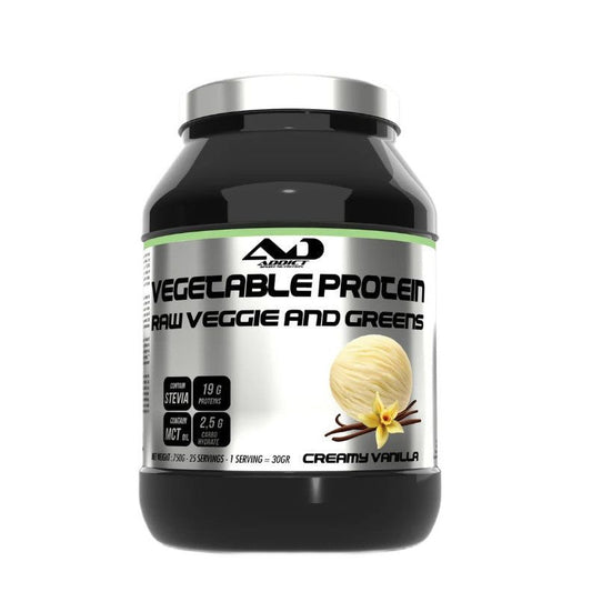 Vegetable Protein Raw Veggie and Greens, Creamy Vanilla - 750 grams