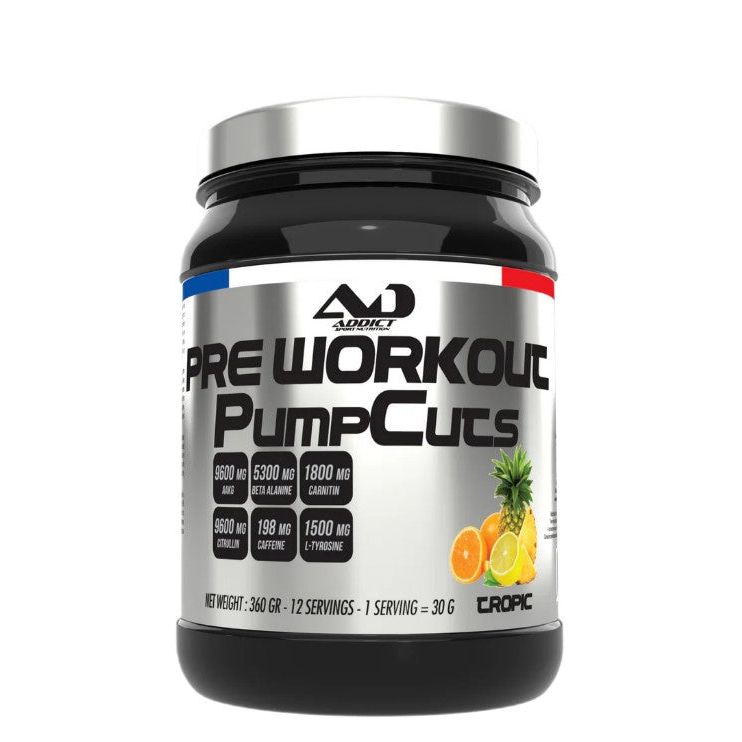 Pre Workout Pump Cuts, Tropic - 360 grams