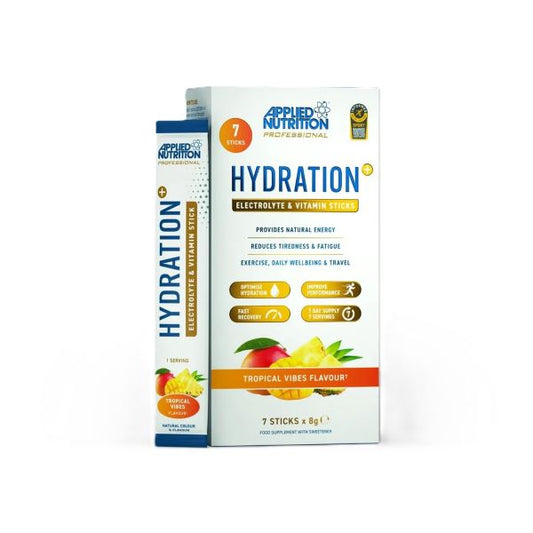 Hydration + Electrolyte & Vitamin Poweder Stick Packs, Tropical Vibes - 7 x 8g