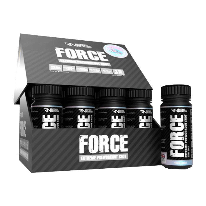 Force Extreme Pre-Workout Shot, Sour Candy - 12 x 60 ml.